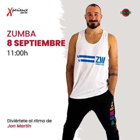 8 de septiembre: Zumba con Jon Martín