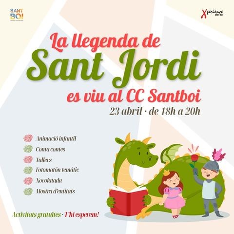 Sant Jordi es viu al CC Sant Boi