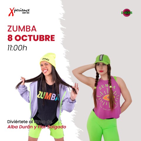 Evento: 8 de Octubre: Zumba MakeItPop con Alba Durán y Flor Salgado