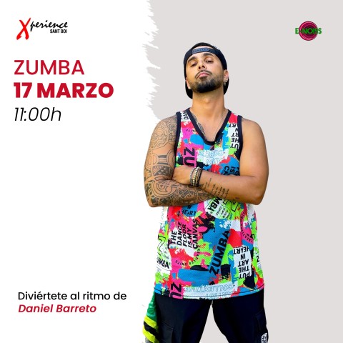 17 de Marzo: Zumba con Daniel Barreto